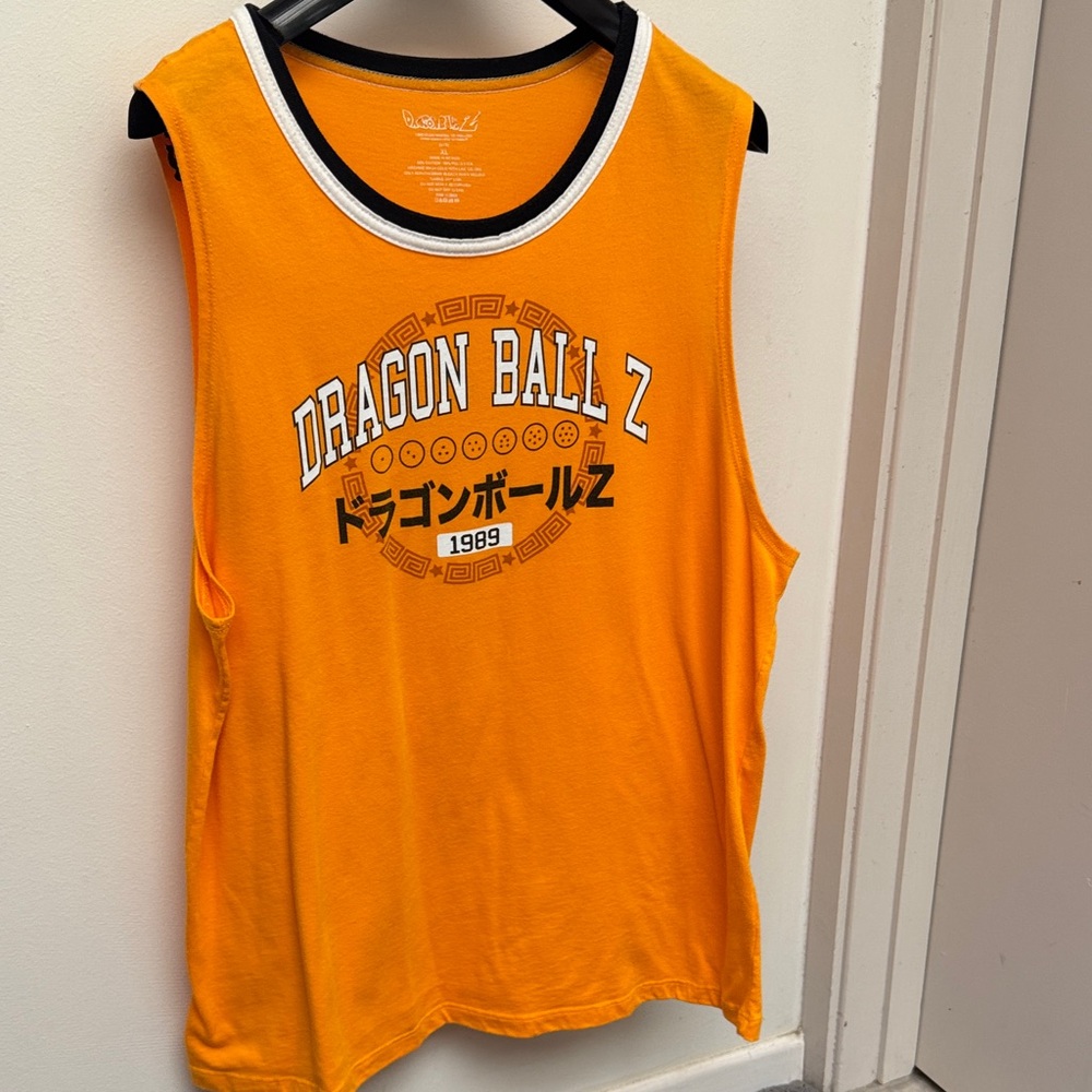 Japan 90s men’s Dragon Ball Z Orange Tank Top XL